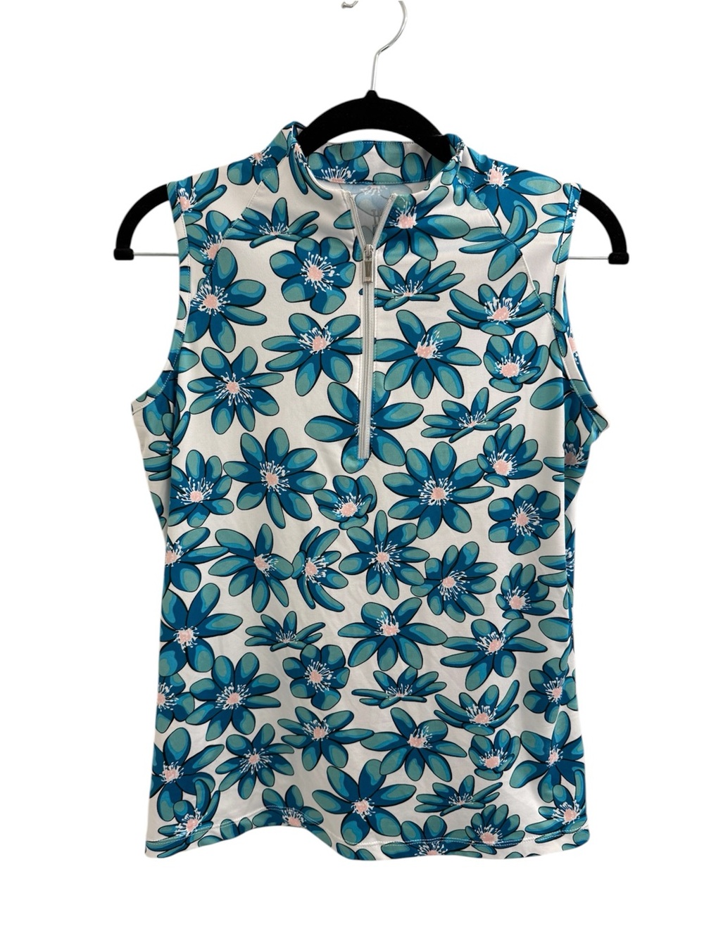 Tail Women's Eunoia Sleeveless Golf Top Quarter Zip Size Small